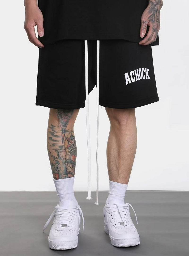 ACHOCK Logo Print Shorts