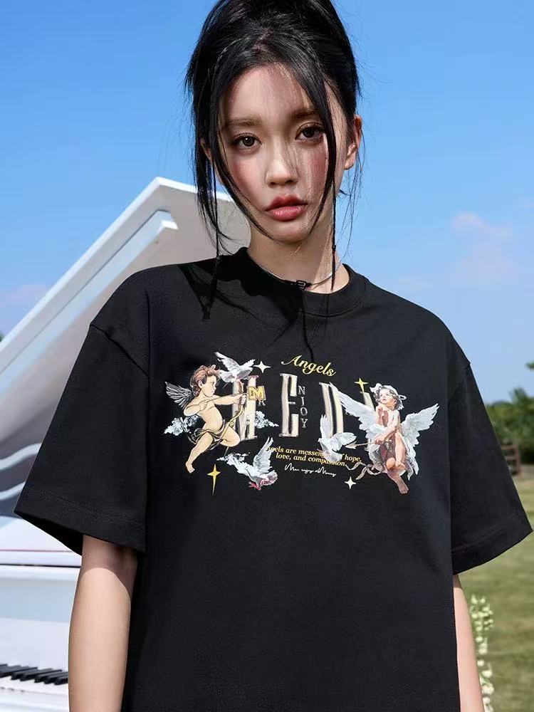 MEDM "Angel Series" Peace Dove Short-sleeved T-shirt