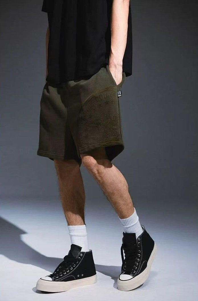 REMEDY Stamp Print Casual Pants