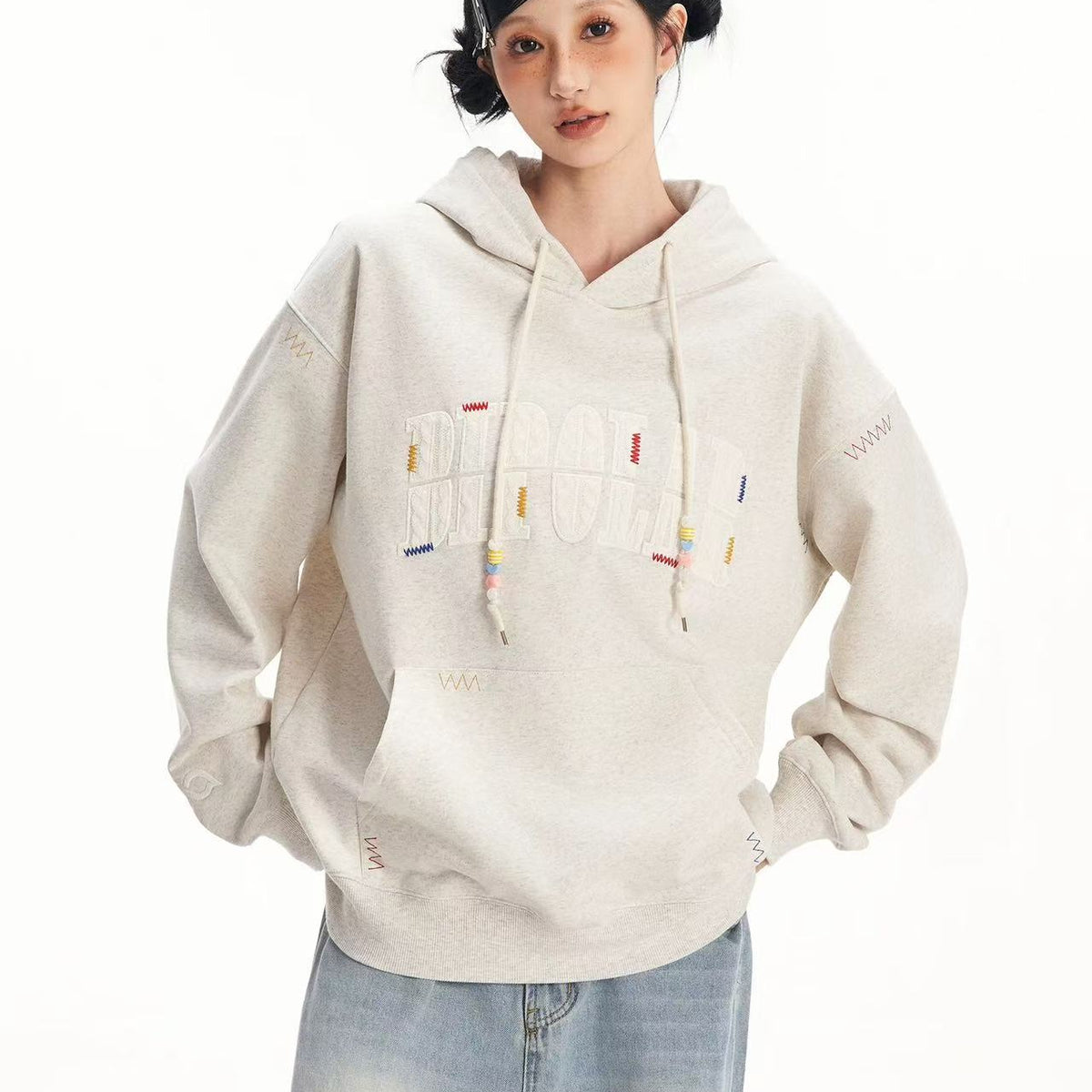BIPOLAR Patchwork Hoodie