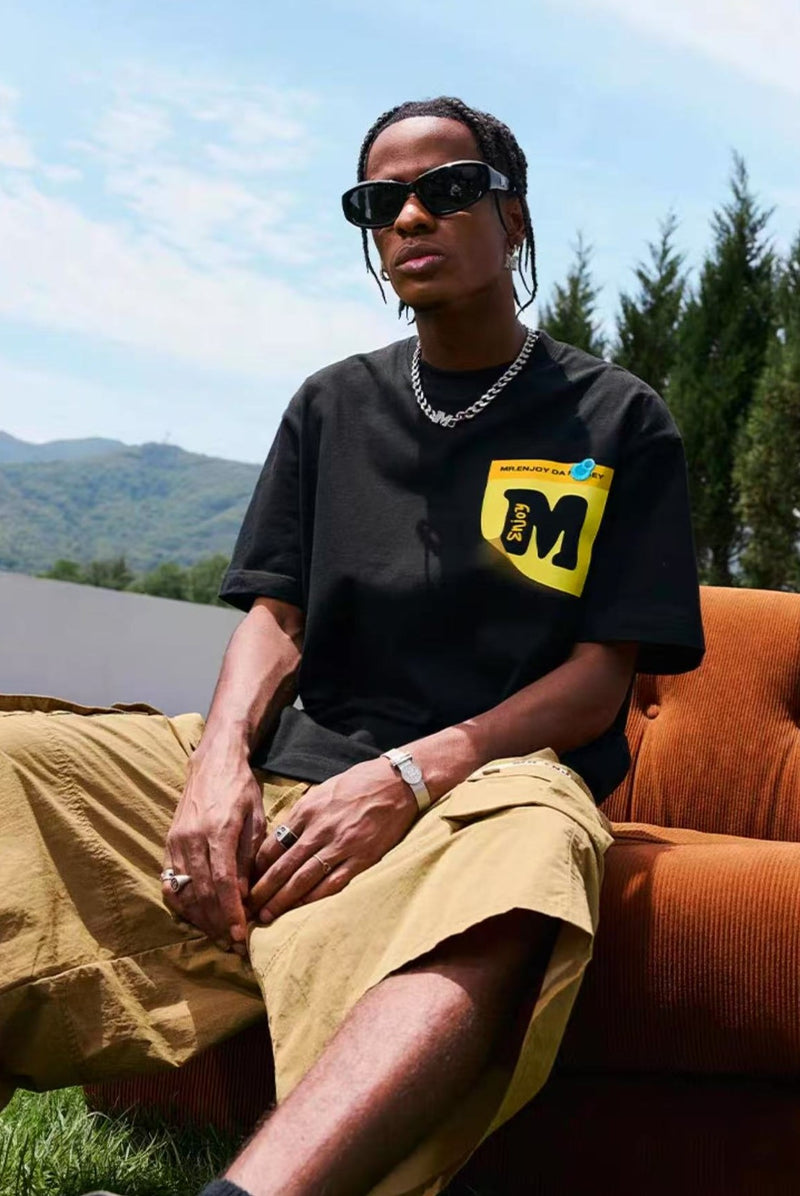 MEDM Post-it Printed Short-sleeved T-shirt