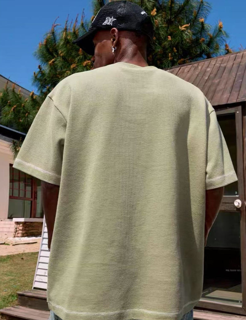 MEDM Waffle Logo Letter T-shirt