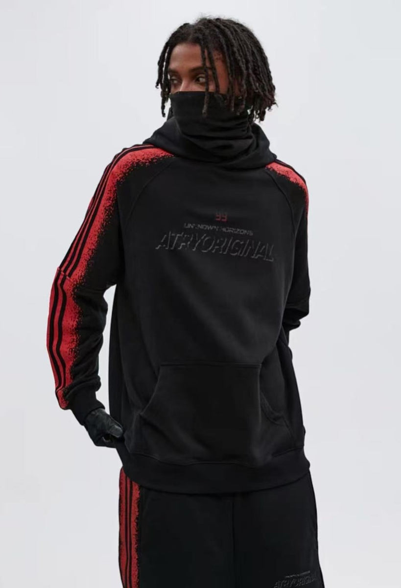 ATRY Printed Contrast Web Hoodie