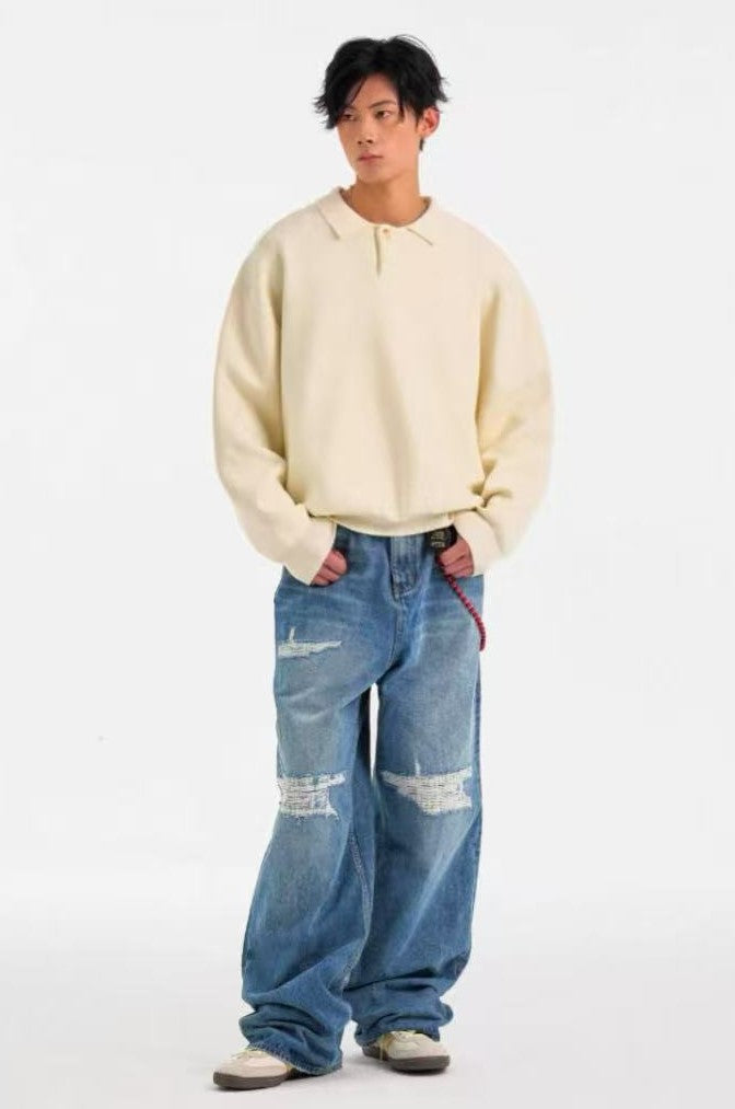 BIPOLAR Polo Sweater