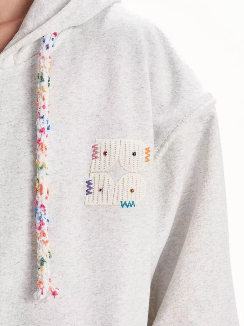 BIPOLAR Patchwork Dot Cardigan Jacket