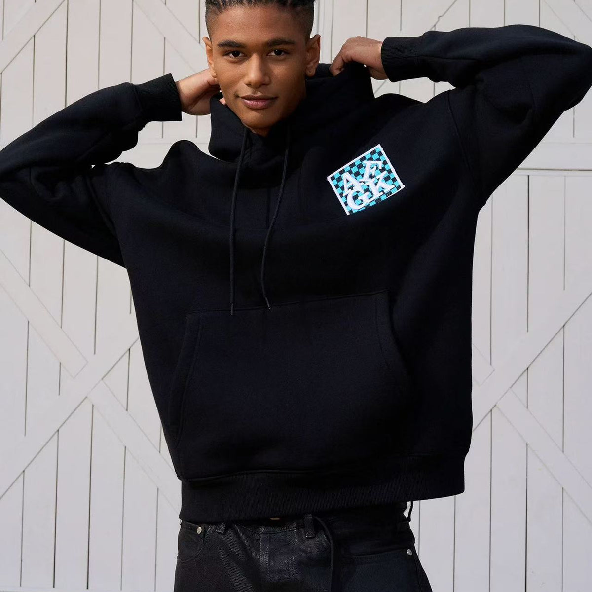 AFGK Logo Velcro Hoodie