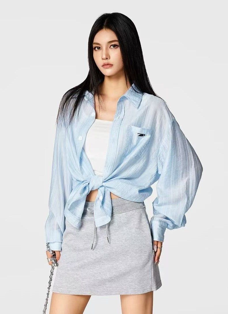 ACHOCK Drapey Lining Long-sleeve Shirt