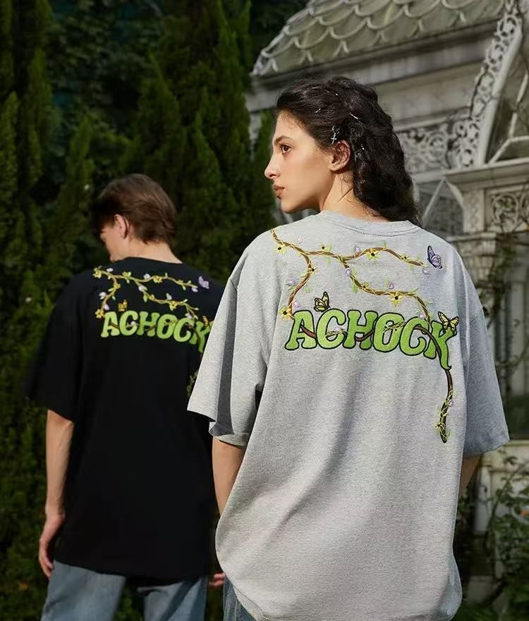 ACHOCK Little Devil Embroidery T-shirt