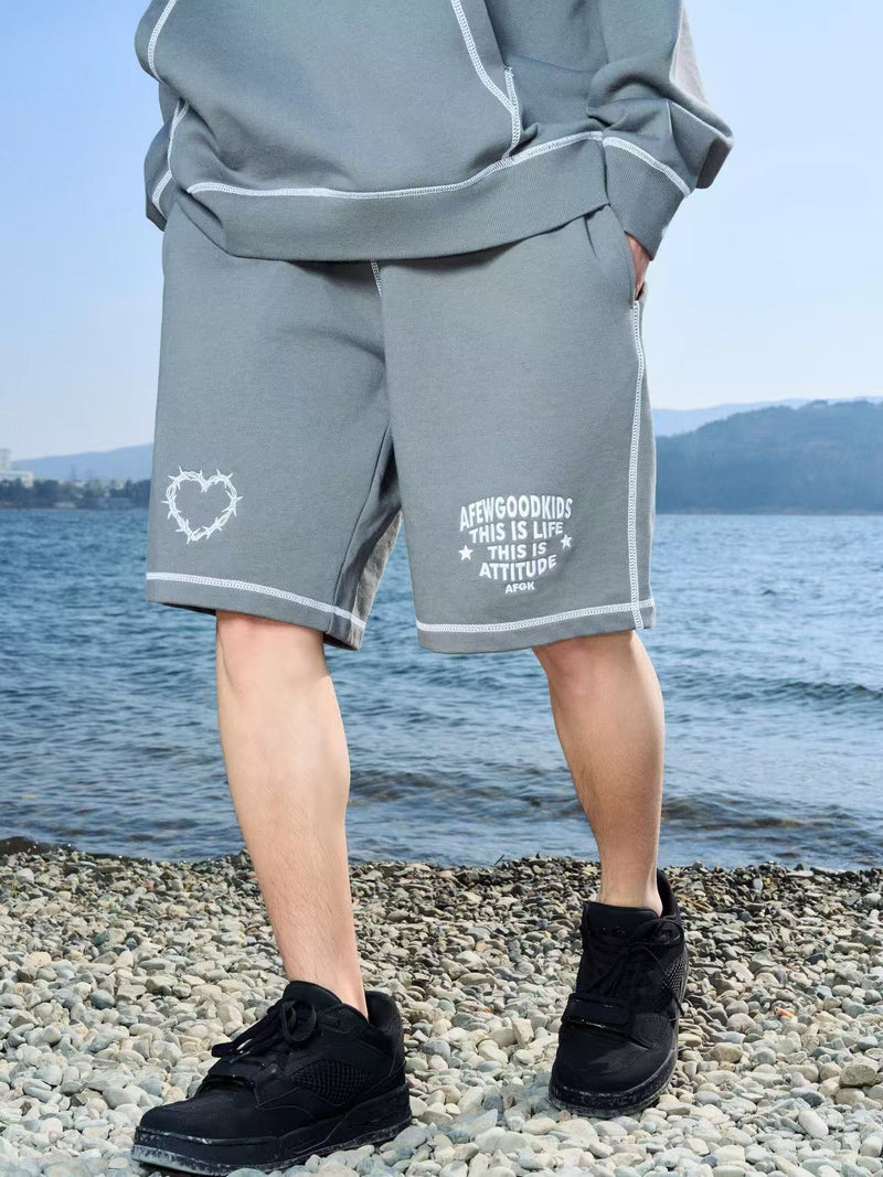 AFGK Hip Hop Terry Casual Shorts