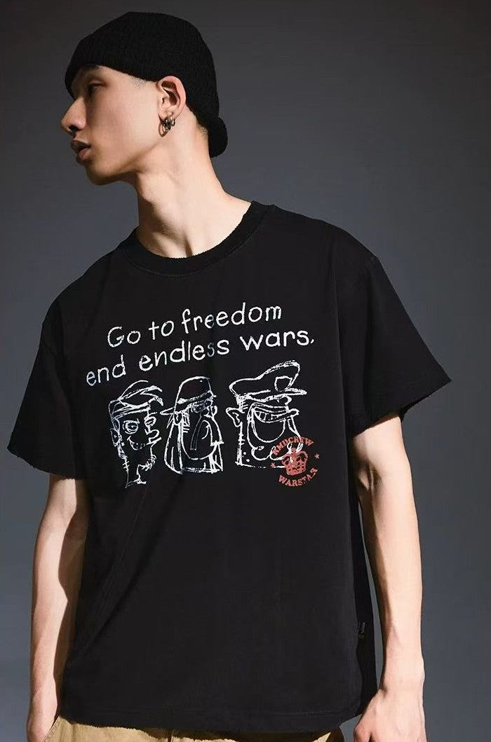 REMEDY Anti-war Short-sleeved T-shirt