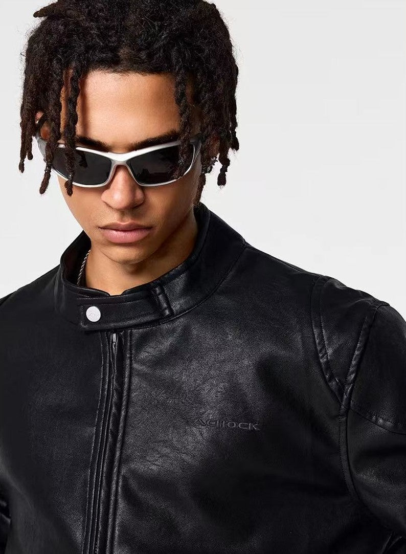 ACHOCK Retro Tailoring Heavy Motorcycle Jacket