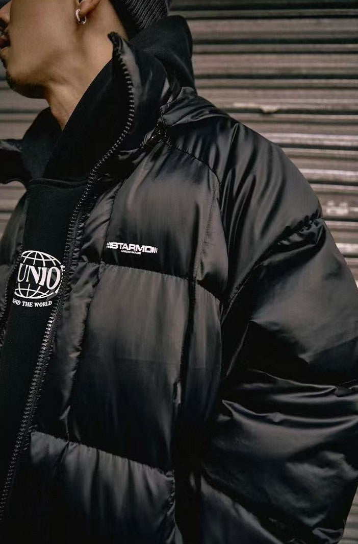 REMEDYxSTA Double Star Removable Hooded Cotton Coat