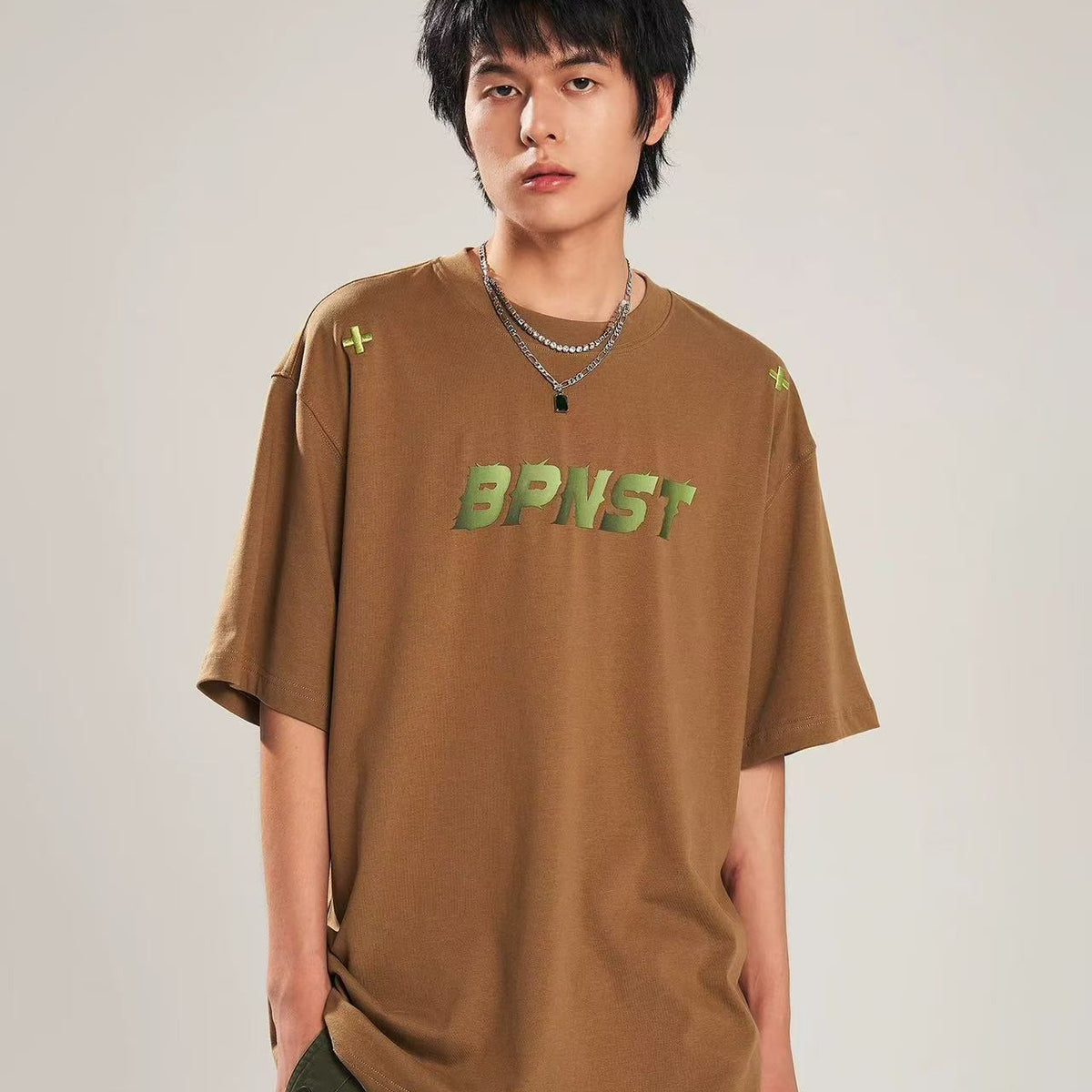 BIPOLARxNST Joint Gradient LOGO Short-sleeves T-shirts