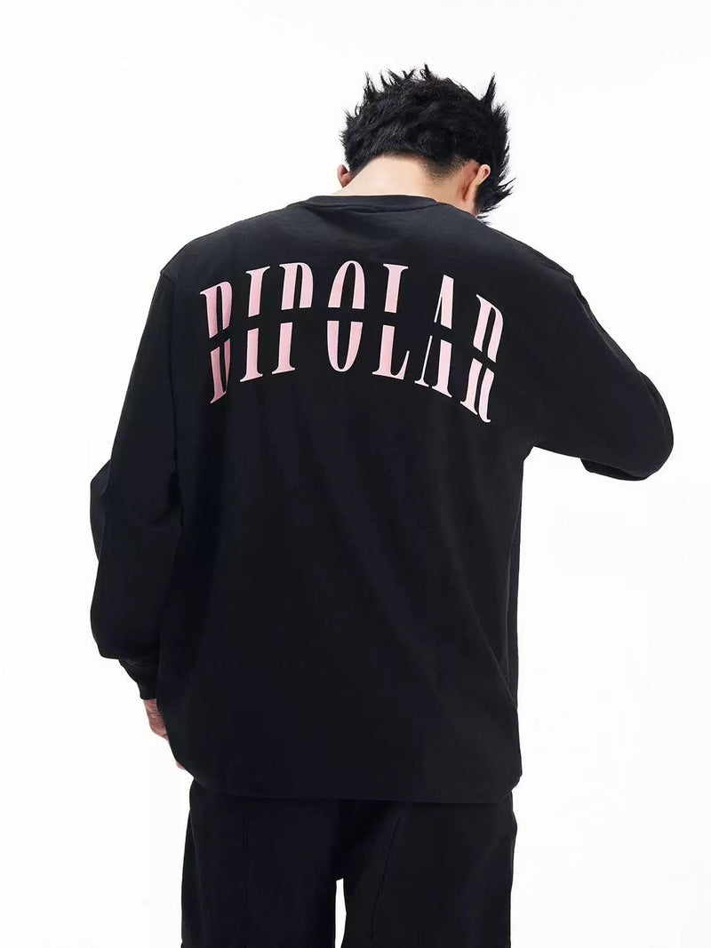 BIPOLAR Offset Long-sleeve T-shirts