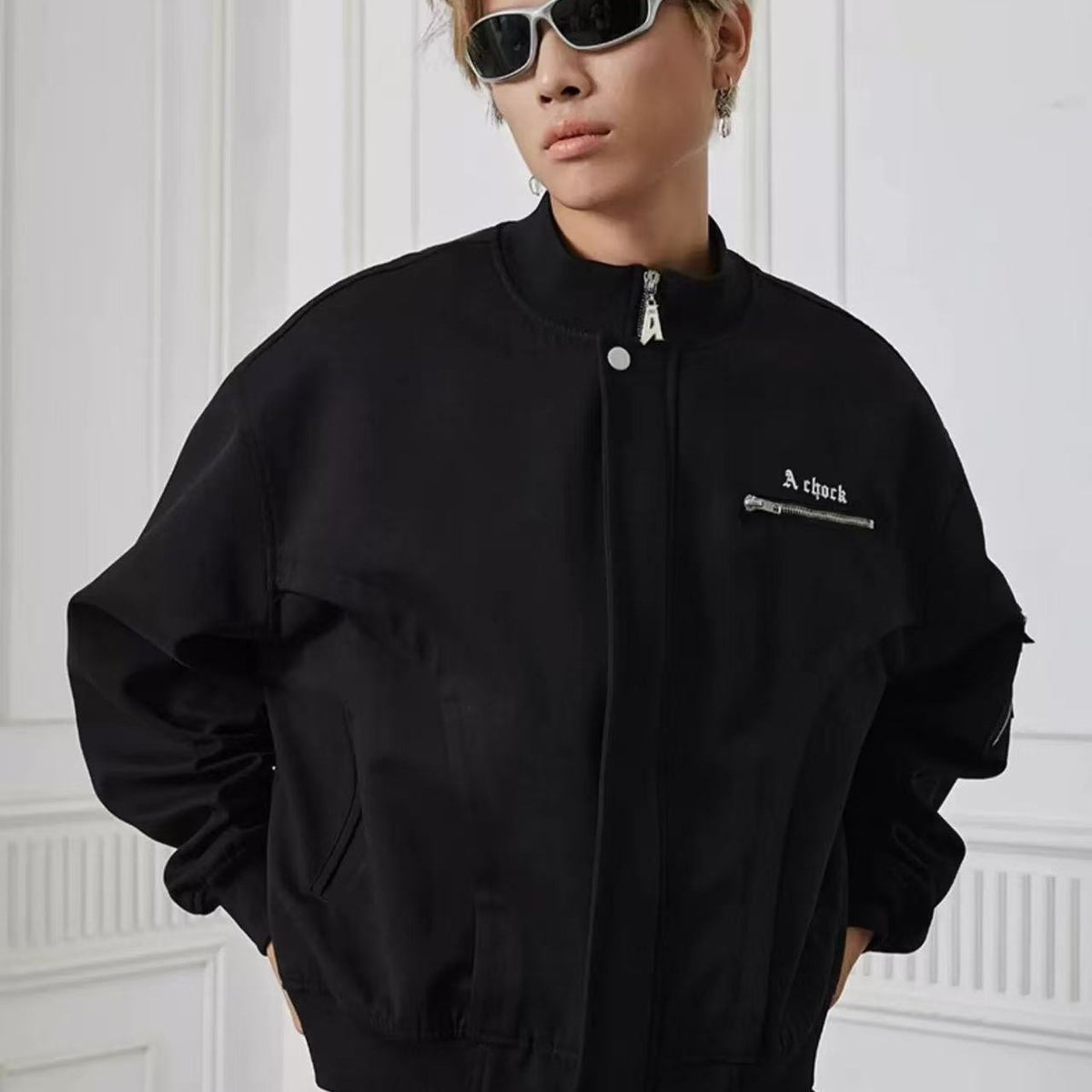 ACHOCK High Street Zippered Logo Jacket