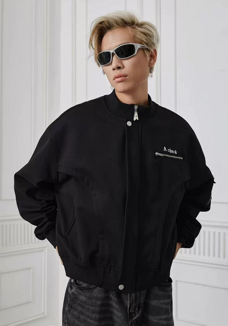 ACHOCK High Street Zippered Logo Jacket