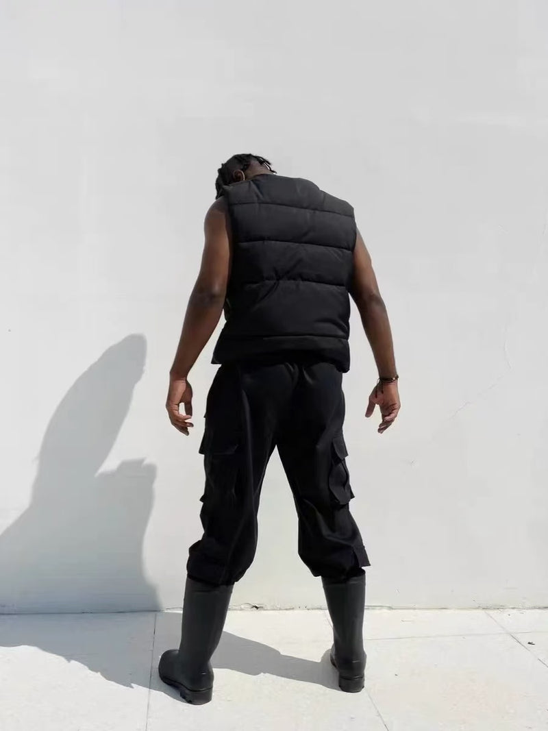 SLAMBLE Casual Windproof Warm Cotton Velvet Vest