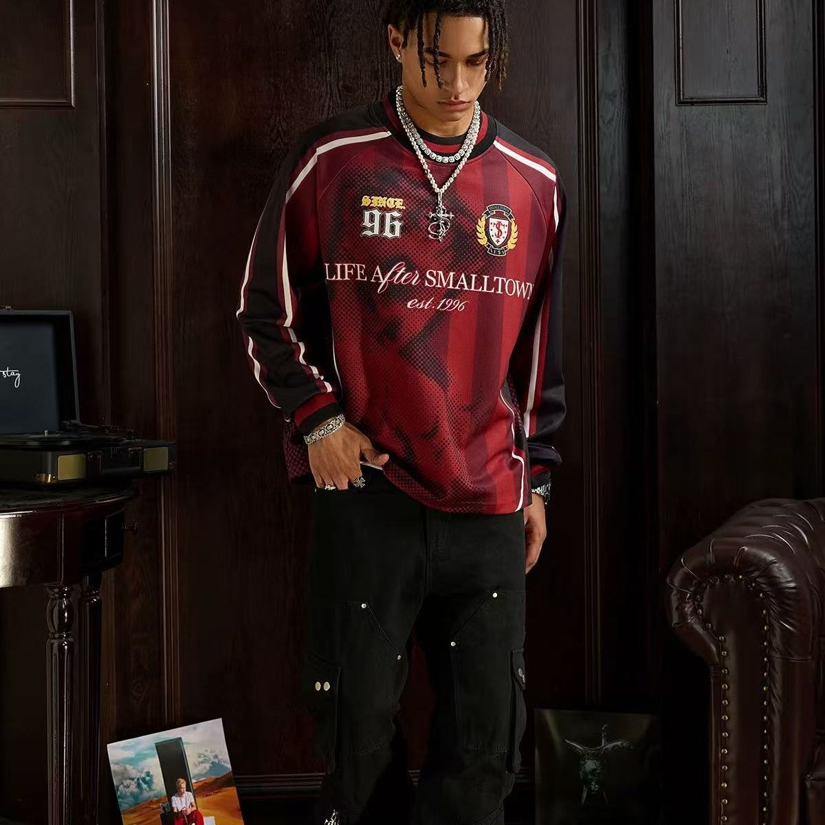 STK Vintage Casual Long-Sleeve Jersey