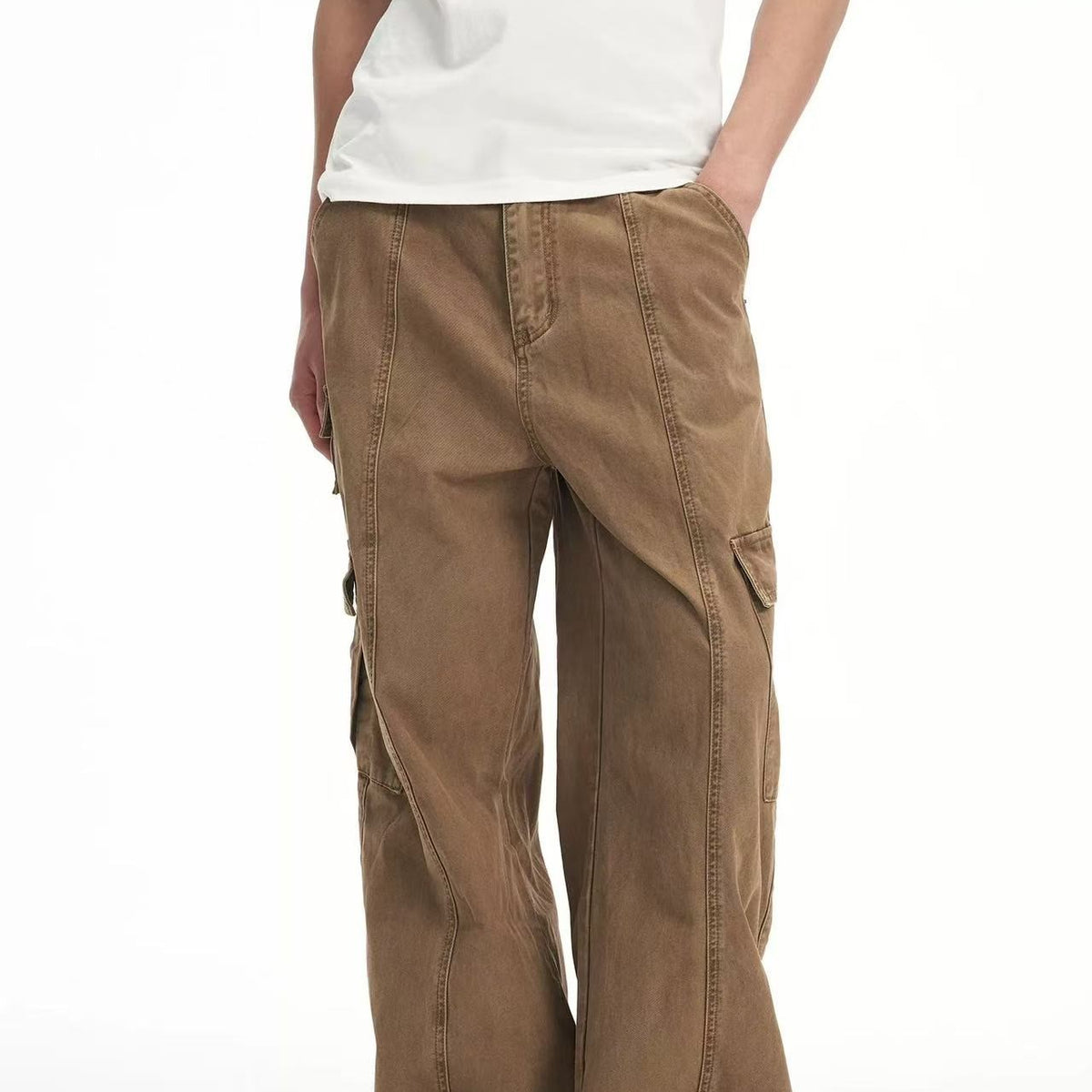 BIPOLAR Multi-pocket Panel Work Trousers