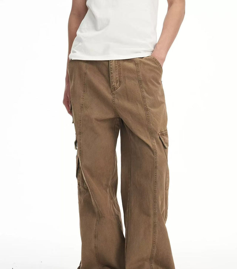 BIPOLAR Multi-pocket Panel Work Trousers