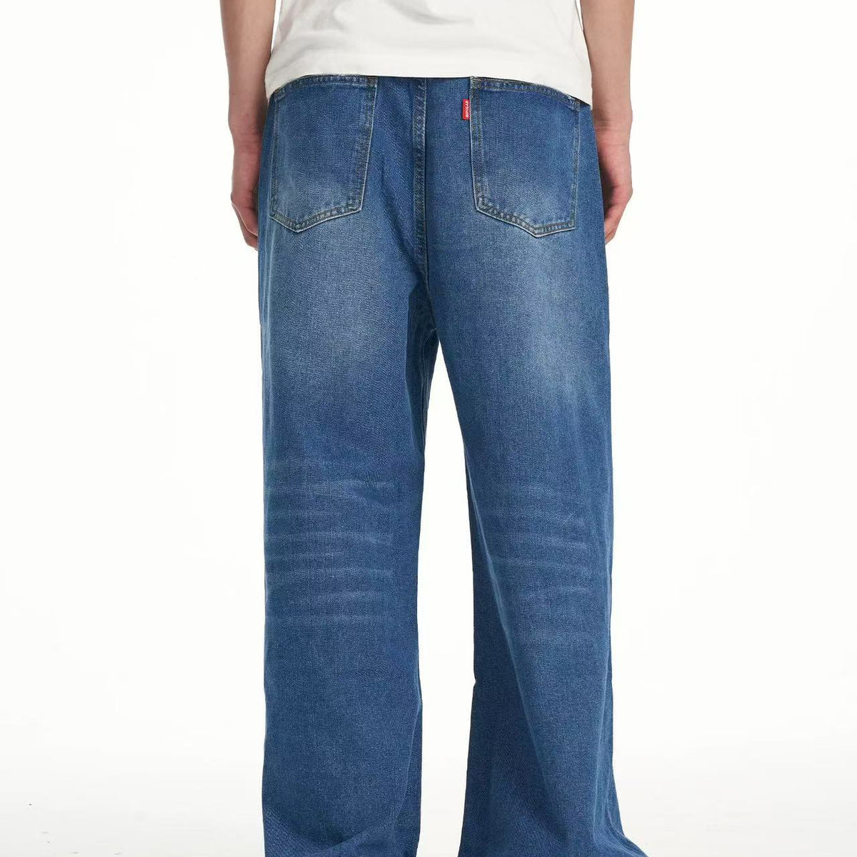 BIPOLAR Washed Baggy Denim Jeans