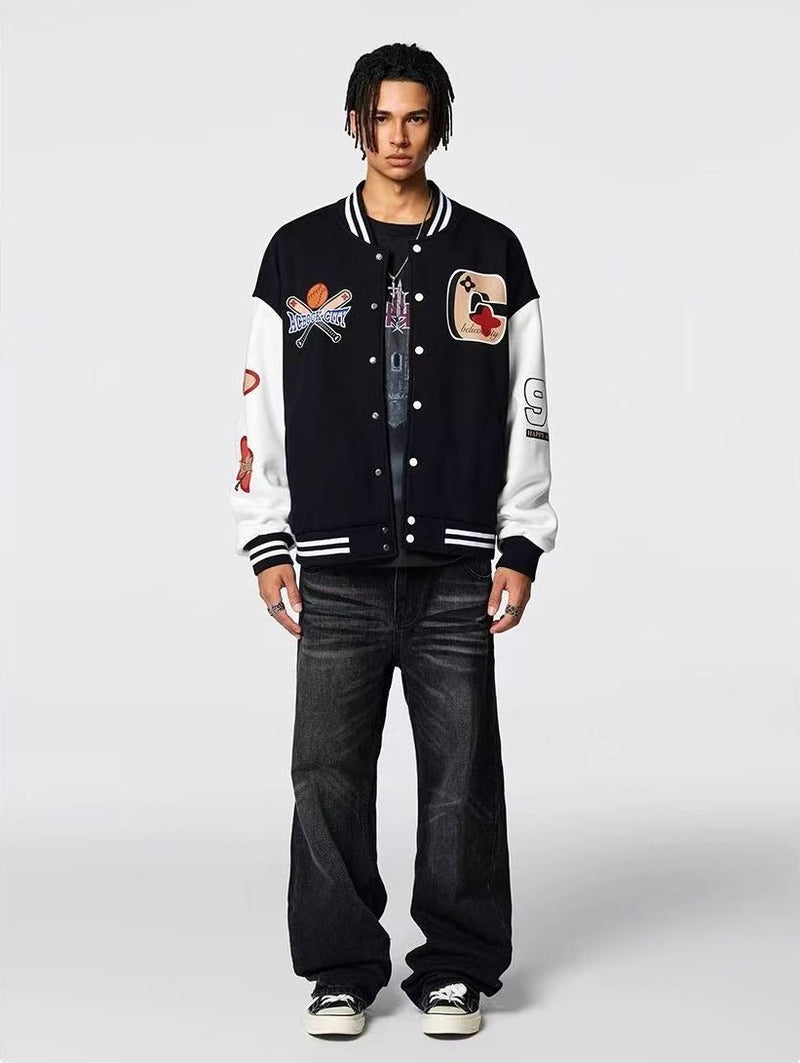 ACHOCK American Baseball Embroidery Jacket