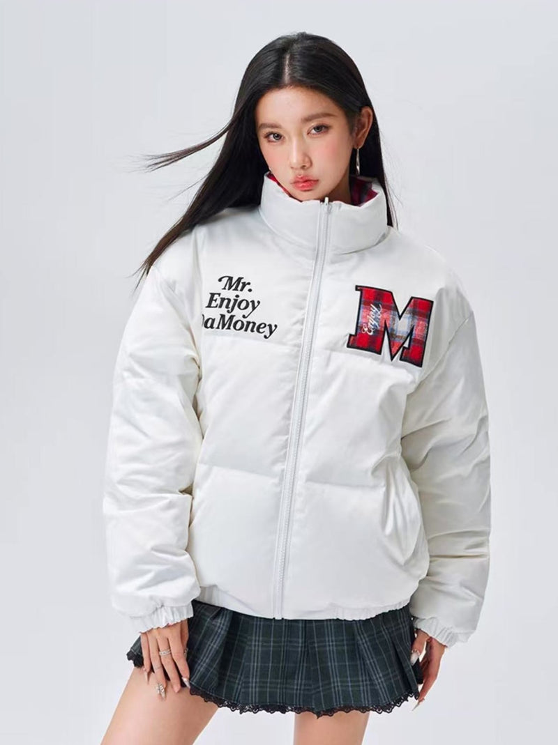 MEDM Plaid Double Sided Down Jacket