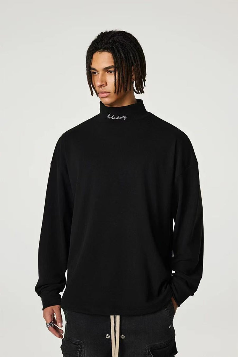 ACHOCK  Half Turtleneck Long-sleeve T-shirt