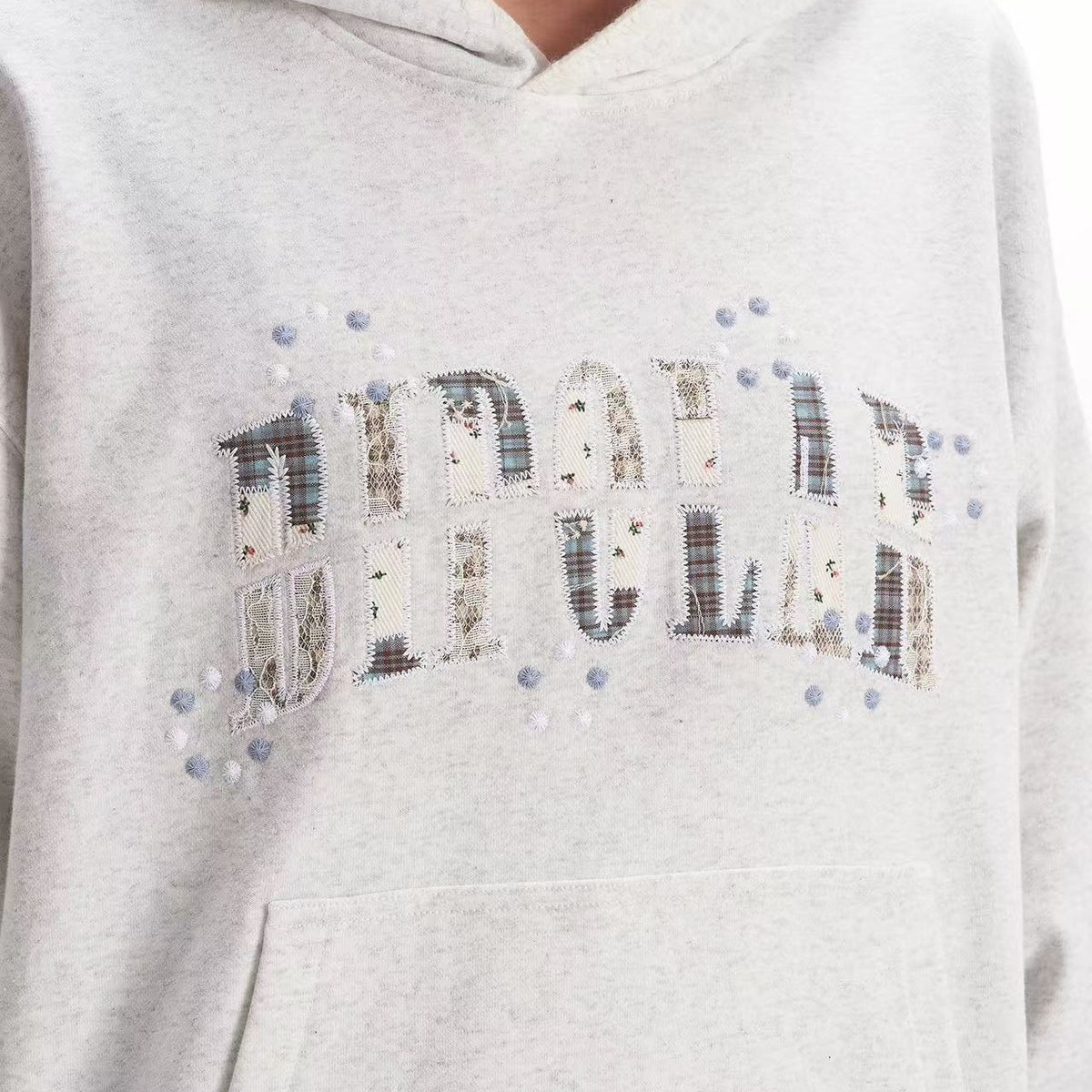 BIPOLAR Gemstone Embroidered Patch Hoodie