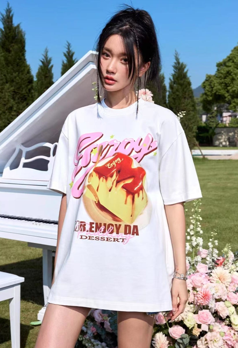 MEDM Chocolate Pudding Dessert Short Sleeve T-Shirt