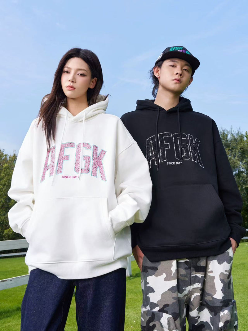 AFGK Raindrop Hot Diamond Logo Hoodie