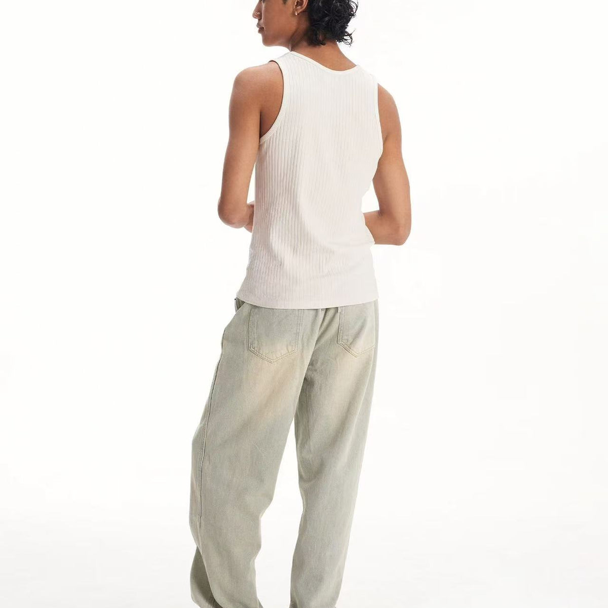 BIPOLAR Semi-elastic Straight-leg Jeans