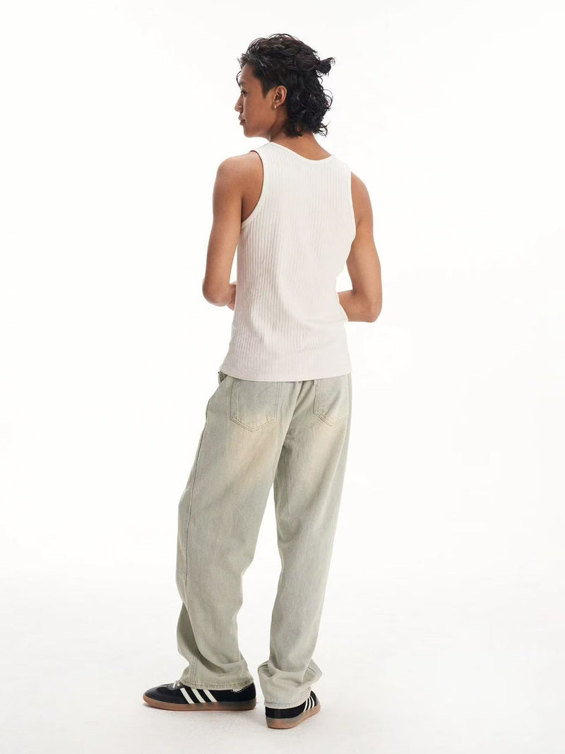 BIPOLAR Semi-elastic Straight-leg Jeans