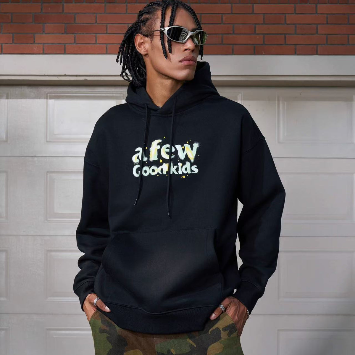 AFGK Hand-painted Smudged Starlight Hoodie