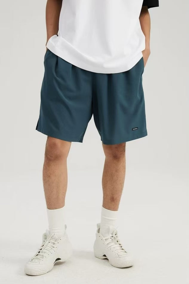 WASSUP Checkered Running Shorts