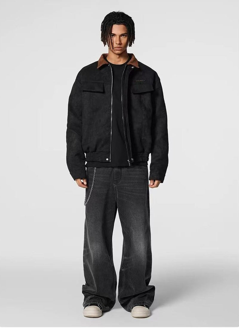 ACHOCK Logo Suede Jacket