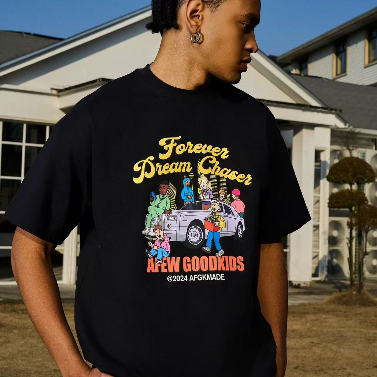 AFGK Urban Print Night View T-shirt