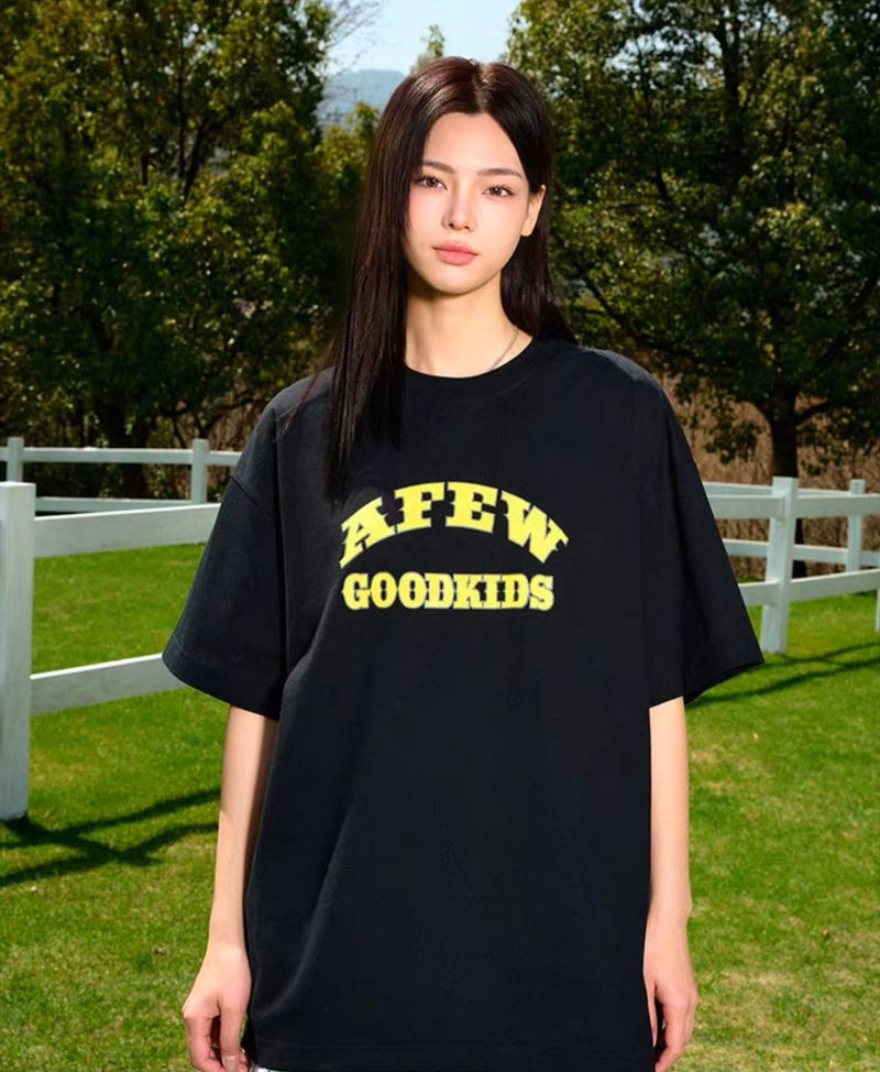 AFGK Flocked Short-sleeve T-shirt