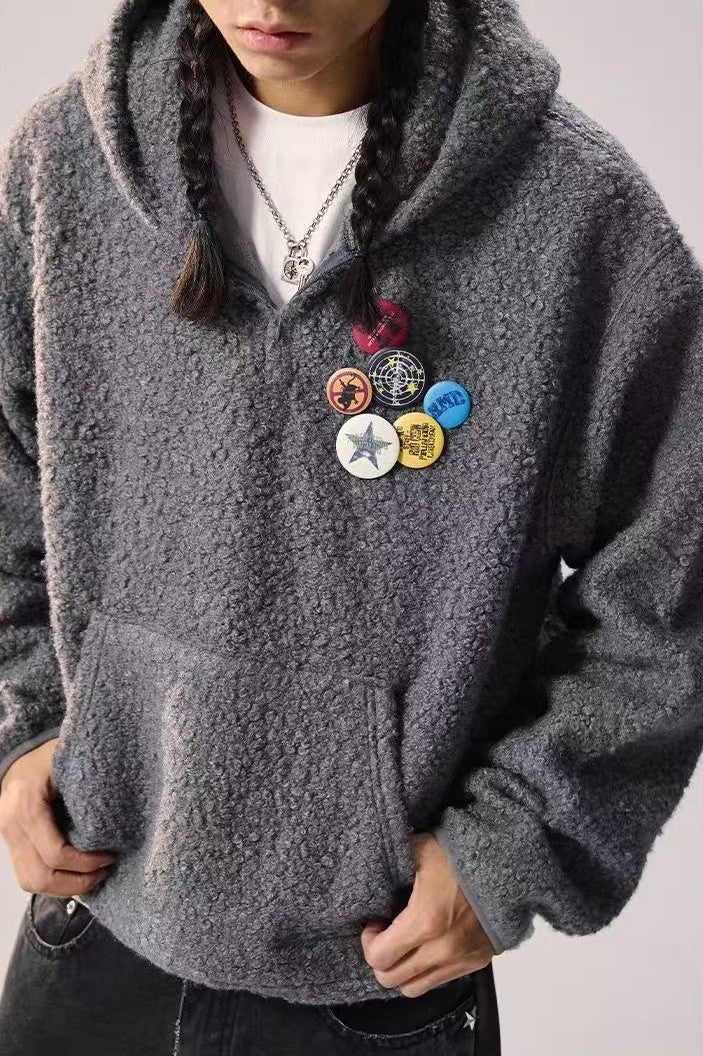 REMEDY Badge Sherpa Hoodie (x6 Badges)