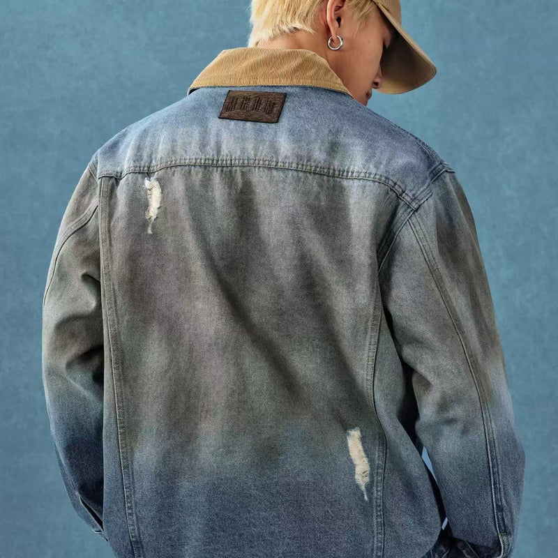 MEDM Retro Dyed denim Jacket