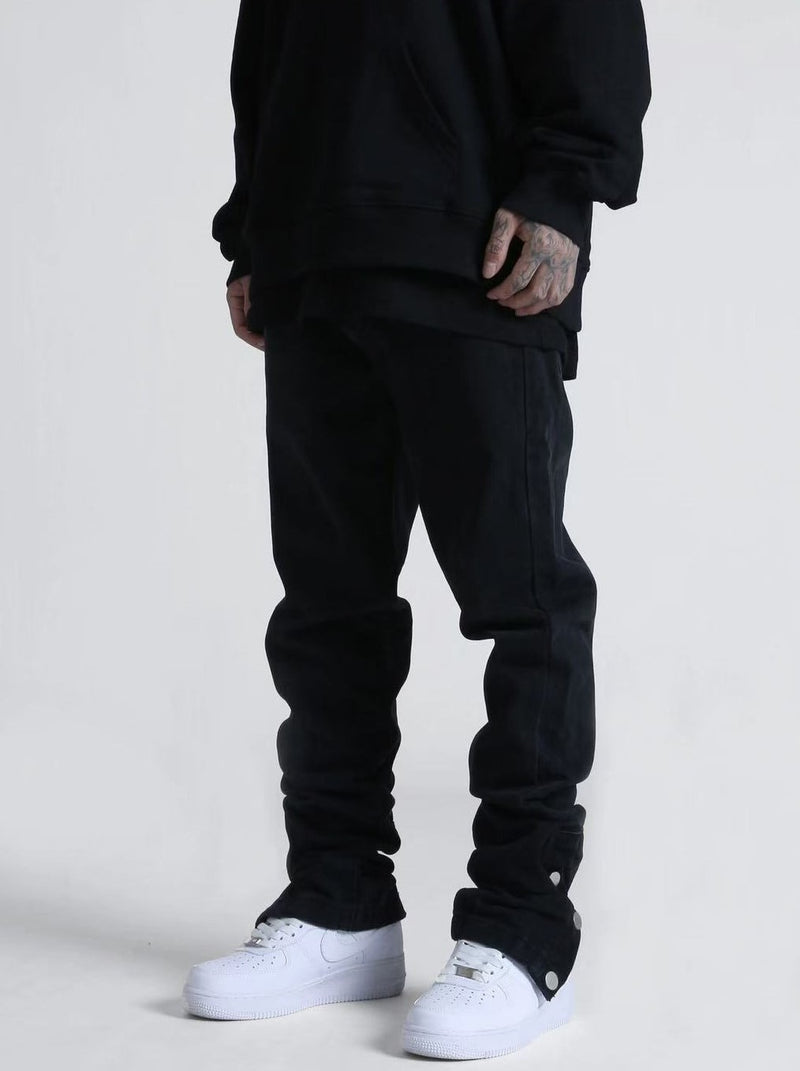 ACHOCK  Ankle Button Jeans