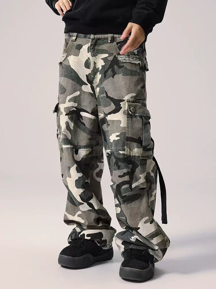 REMEDY Retro Patchwork Camouflage Pants