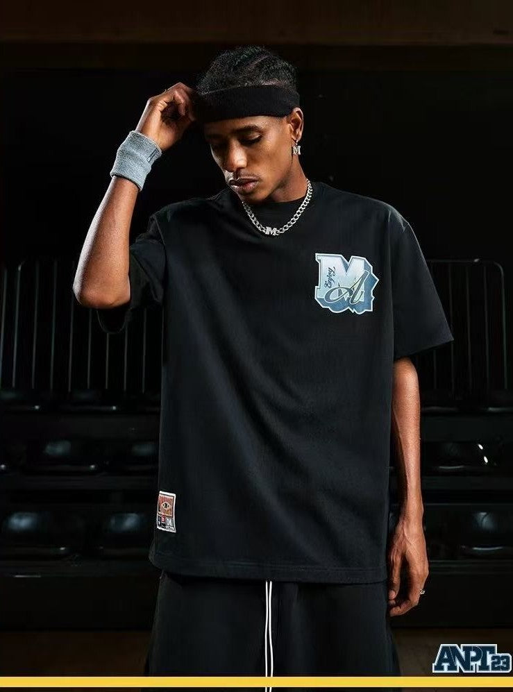 MEDMxANPT Logo Print Short-sleeved T-shirt