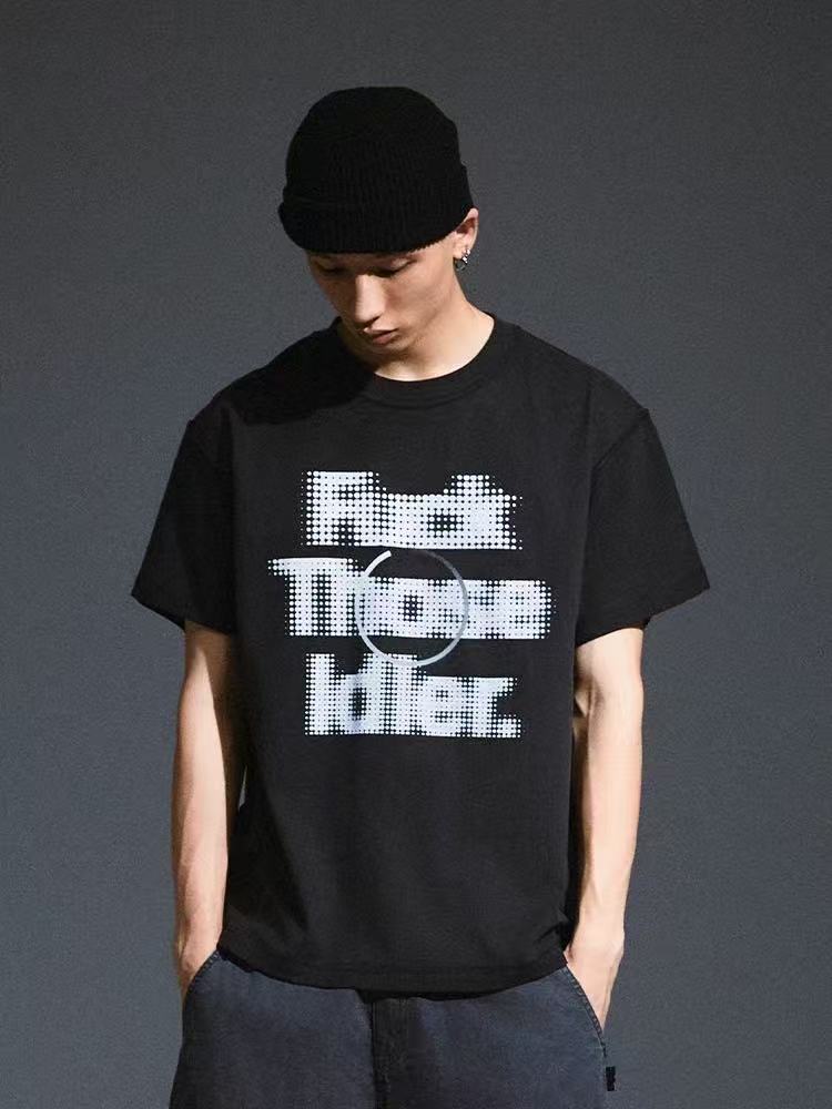 REMEDY Message Print Shor-sleeve T-shirt