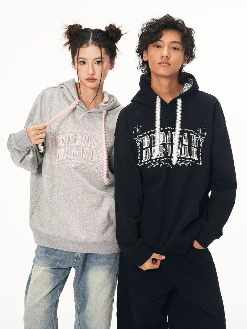 BIPOLAR Plaid Star Hoodie