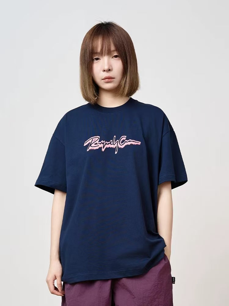 REMEDY Letter Print Short-sleeve T-shirt