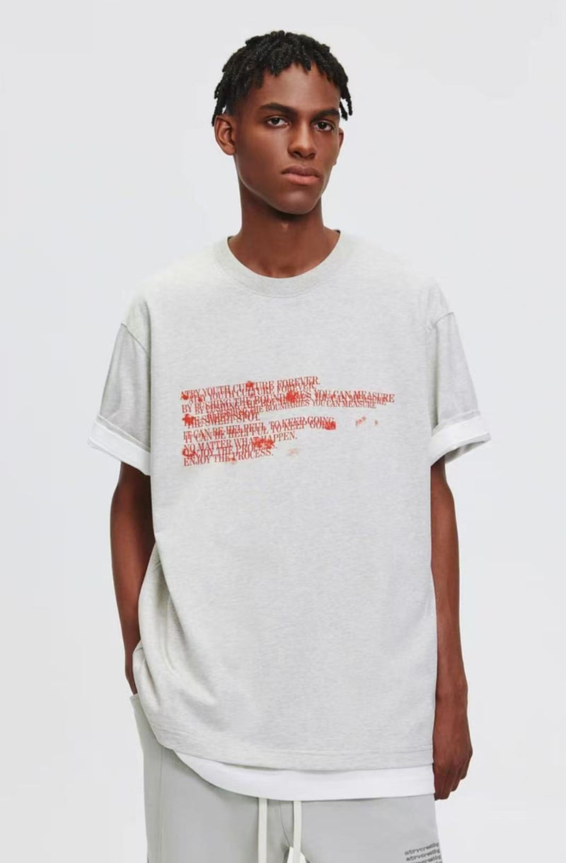 ATRY Phantom Overlapping Letters T-Shirt