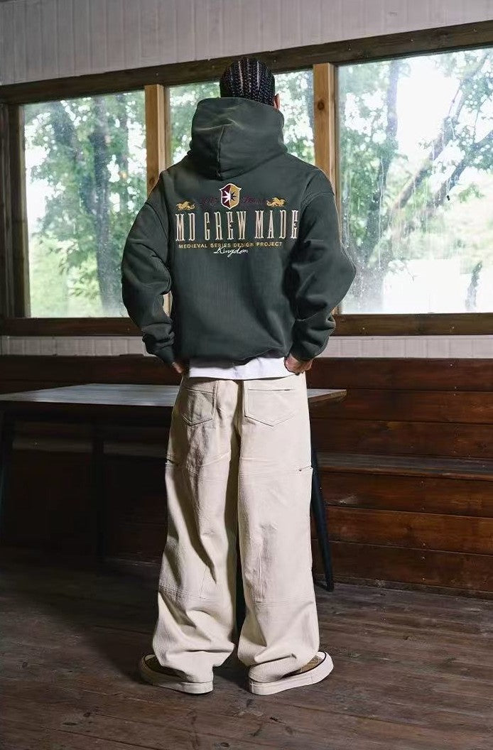 REMEDY Logo Embroidered Fleece Hoodie