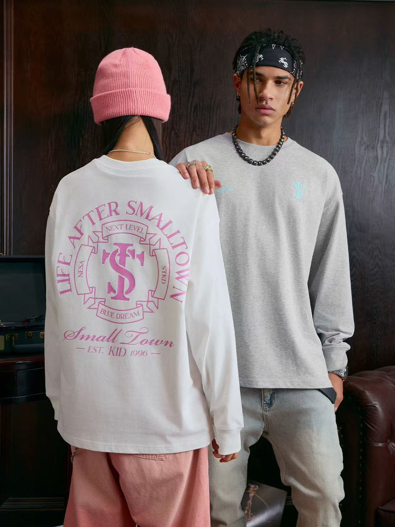 STK Vintage Logo Design Long-Sleeve T-Shirt