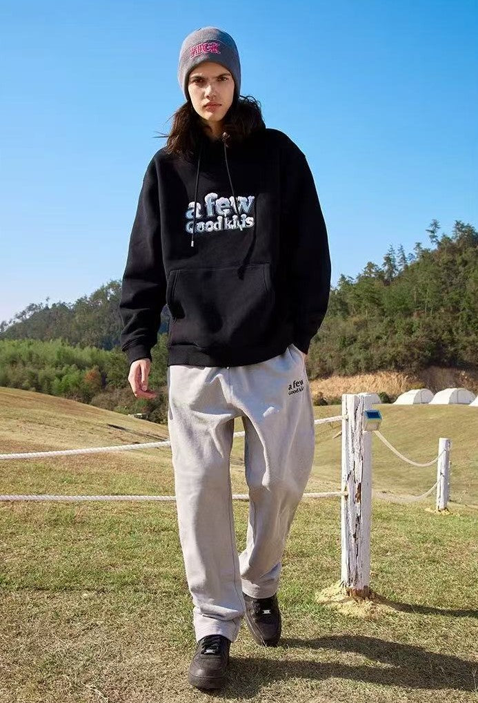 AFGK Snow Series Embroidered Hoodie